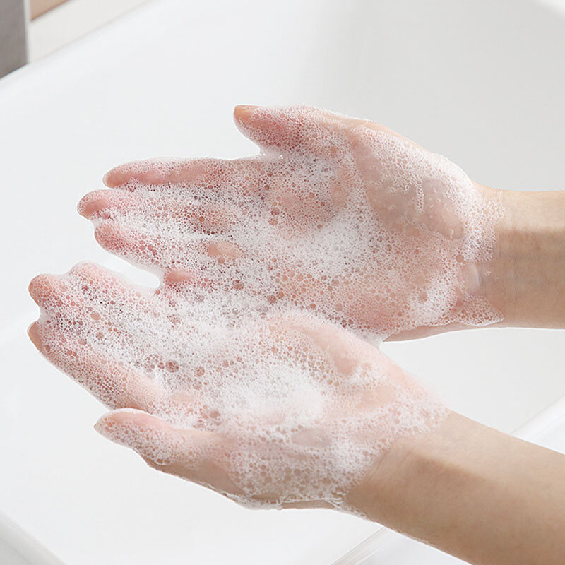 50 pçs descartável mini viagem sabão papel lavagem mão banheiro limpeza portátil encaixotado espuma scented folhas 3 cores