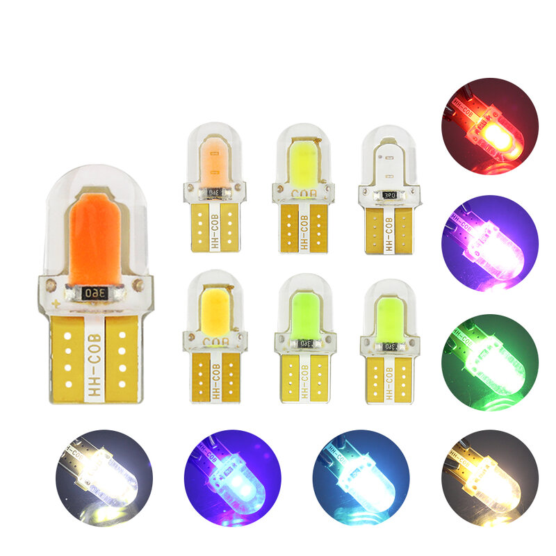 T10 COB Fehler Freies T10 w5w led 194 CANBUS Silica auto-Clearance Lampe lampen 8SMD 12V 3W 180LM 6500k auto stamm inteior lichter