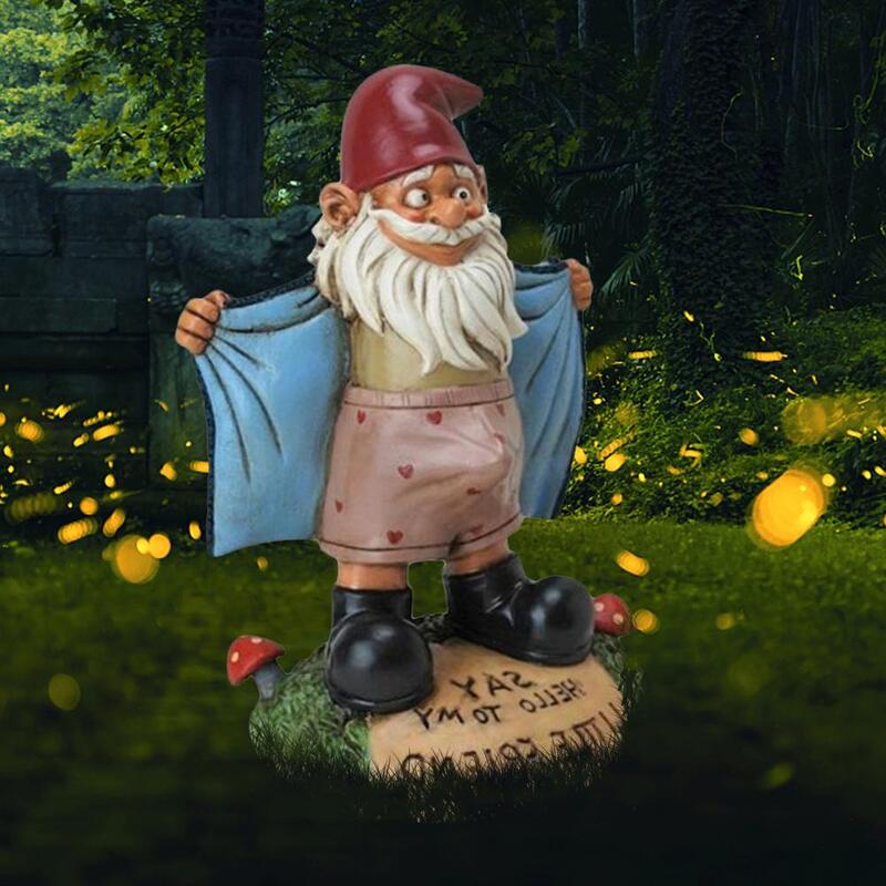 Kreative Gnome Garten Statuen Outdoor Gartenarbeit Zwerg Ornamente Zwerg Sexy Lustige Garten Home Skulpturen Decoartion Dropshipping