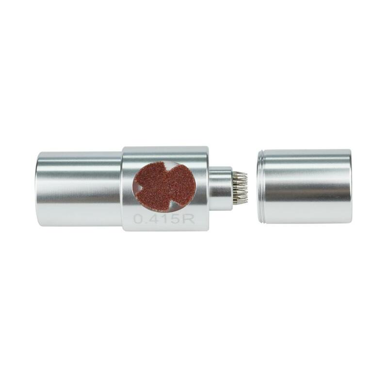 Herramienta de punta de taco de billar 6 en 1, accesorio de reparación de aluminio y plata