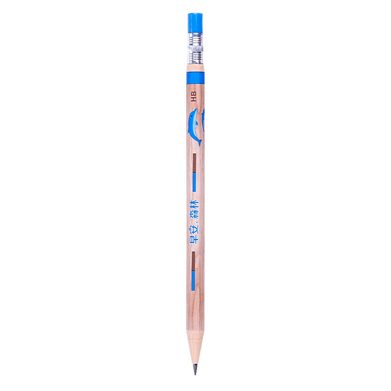 1 Buah Pensil Mekanik HB dengan Rautan, Isi Ulang Pensil 2B untuk Perlengkapan Alat Tulis Pensil Otomatis Menggambar Sketsa Siswa