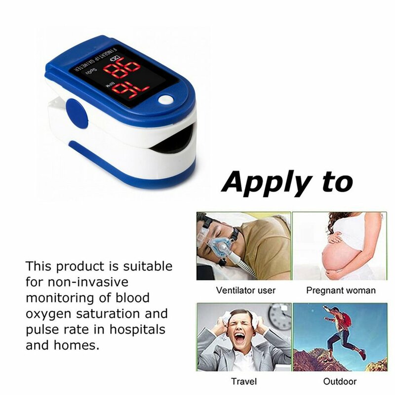 2020 Finger Oximeter Pulsioximetro Fingertip PulseจอแสดงผลOLED Heart Rate Spo2 PR Pulse Oximetro Oximeter Health Care Home