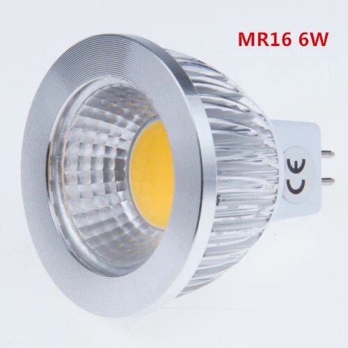 Lâmpada de lâmpada LED Cob Spotlight regulável, alta potência, branco quente e frio, GU 5.3, 220V, MR16, GU5.3, COB, 6W, 9W, 12W, novo