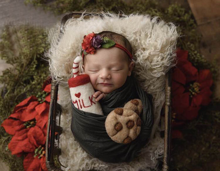 Accesorios de fotografía recién nacido hecho a mano, fieltro de lana hecho a mano, joyería para bebé, decoración para el hogar, accesorios de estudio de fotografía para bebé