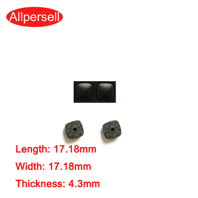 Pies de goma para portátil, alfombrillas antideslizantes para Lenovo V310-14, V310-15, cubierta inferior, 17,18mm