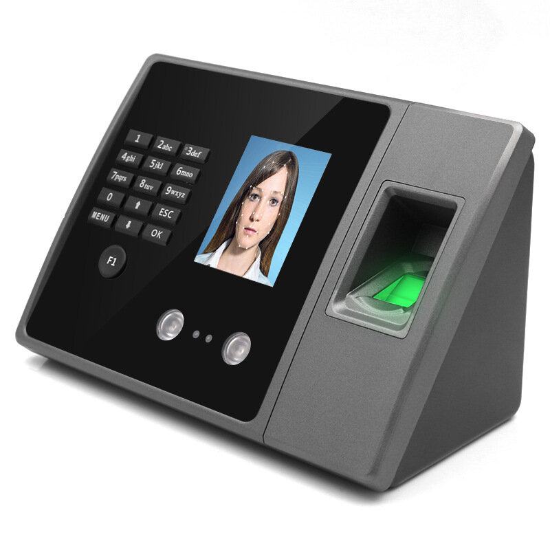 Fa20顔認識時間移動機指紋顔時計機械指記号アクセス制御機5v 1a