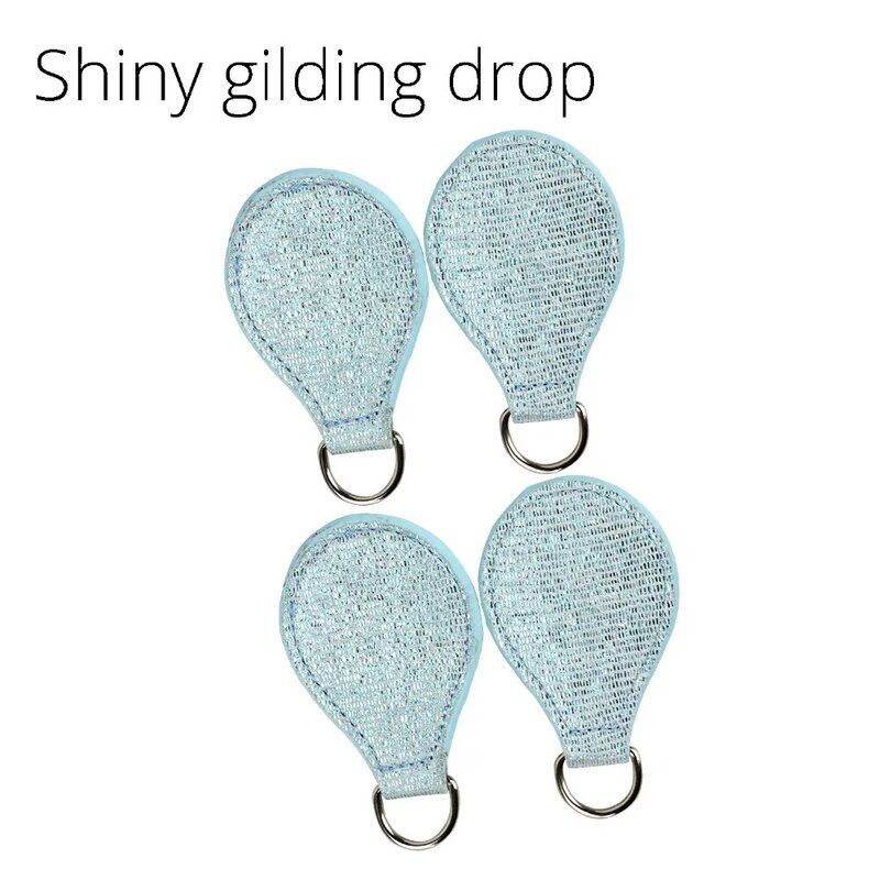 Tanqu Shiny Gilding Drop 2 Pair 4 PC 7 Colors Handle Strap Part PU Attachment Drop End for O Bag Obagsket for Obag Handbag