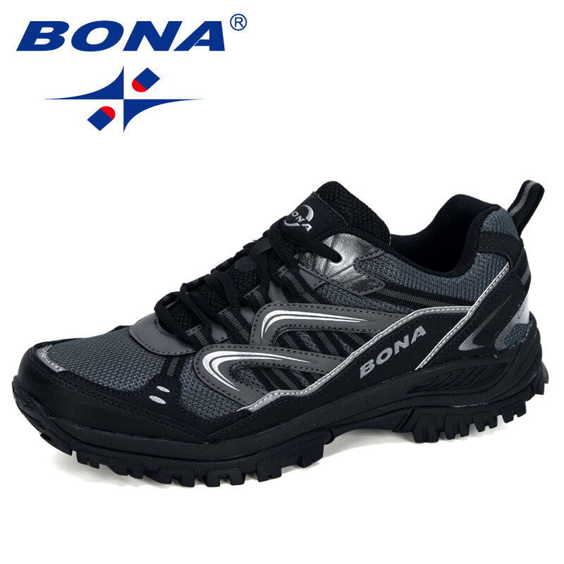 BONA-Tênis de caminhada populares para homens, sapatos de trekking ao ar livre, turismo, camping, esportes, caça, moda, novos designers