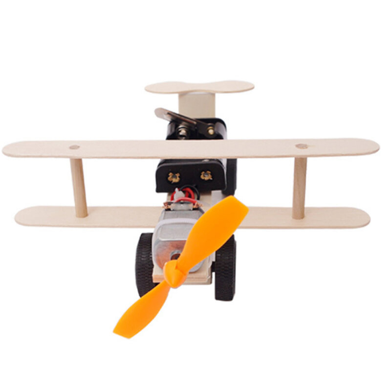 EUDAX Electric Taxiing Glider Plane Airplane Model Toys Small Production DIY Invention Handmade Materials Popular Science Model