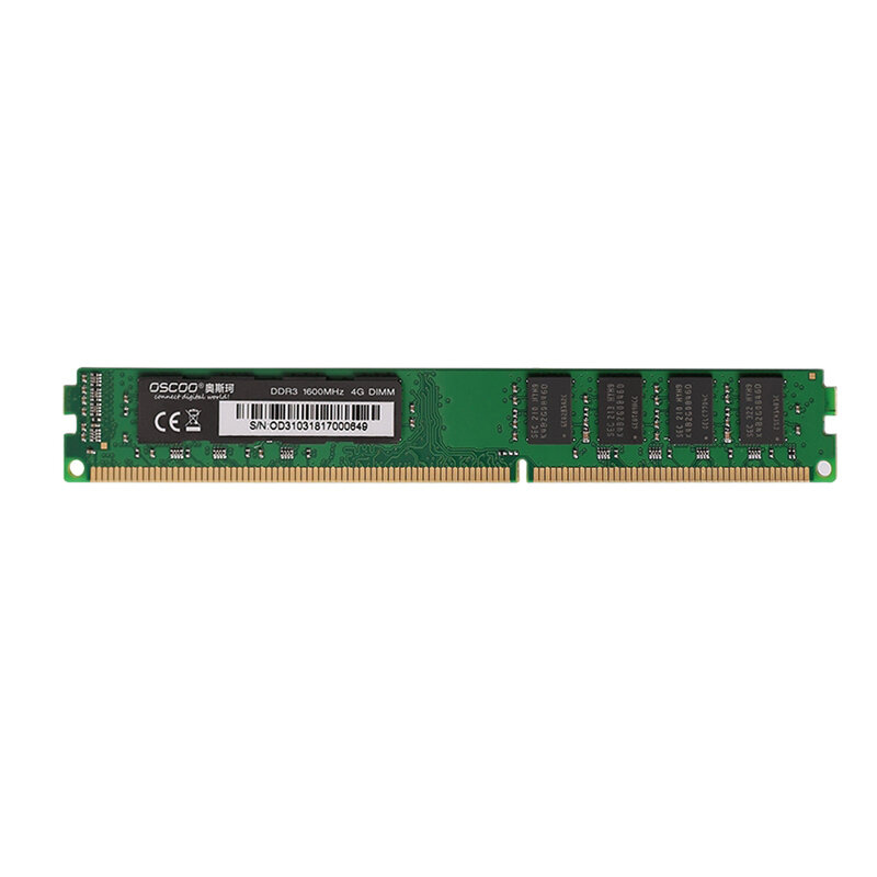 OSCOO DDR3 Ram 8GB 4GB 1600 MHz เดสก์ท็อปหน่วยความจำ UDIMM สำหรับ PC คอมพิวเตอร์เดสก์ท็อป/แล็ปท็อป