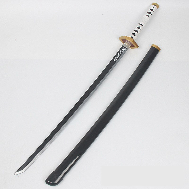 1:1 edición Original cuchillo de madera espada arma demonio Matador hoja del diablo Cosplay Samurai espada Ninja Katana juguetes de utilería para adolescentes