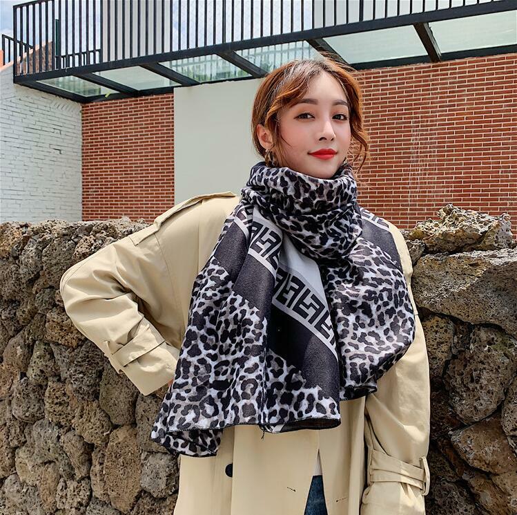 Design de moda 2020 masculino feminino algodão longo cachecol marca de luxo alta qualidade neckerchief inverno quente macio xales envolve unisex scarv