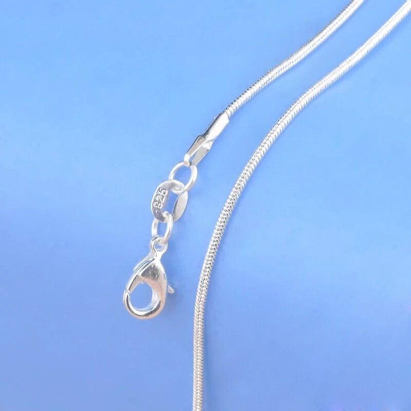 Цепочка-ожерелье из серебра 925 пробы с застежкой-лобстером