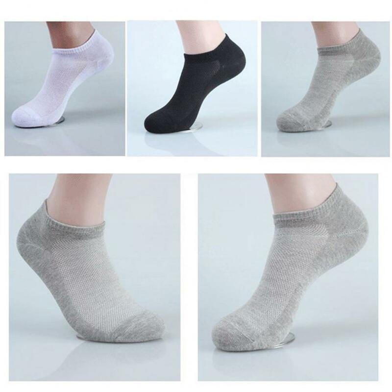 1 пара спортивных носков унисекс, эластичные впитывающие нейлоновые спортивные носки для дома, Удобные однотонные дышащие носки до щиколотки