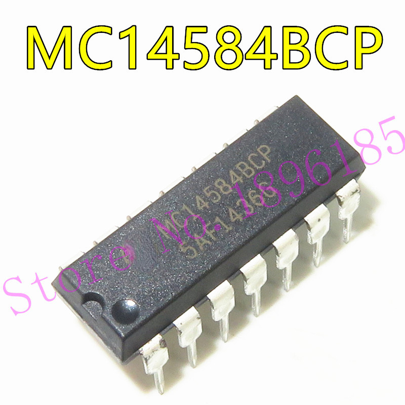 MC14584BCP MC14584 DIP-14 In Stock Hex Schmitt Trigger, 1 개/묶음