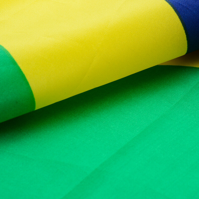 Bandiera nazionale brasiliana 90x150cm bandiera brasiliana brasiliana con stampa digitale in poliestere appeso per la celebrazione