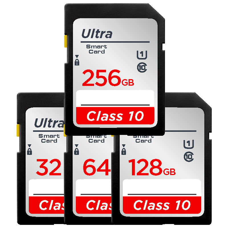 Kartu SD Ultra Asli 16GB 32GB SDV10HC 64GB 128GB SDV10XC Class10 Kartu Memori C10 FULL HD Video USH-1 untuk Kamera