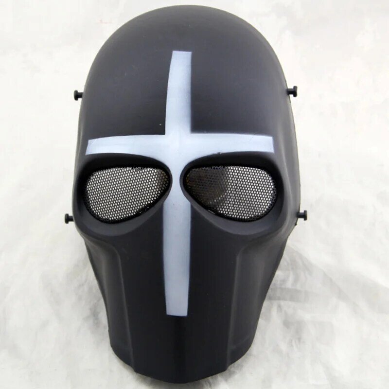 Airsoft Combat ยุทธวิธีหน้ากากคอสเพลย์ฮาโลวีนกลางแจ้งอุปกรณ์ล่าสัตว์ทหาร Wargame Paintball Full Face Mask