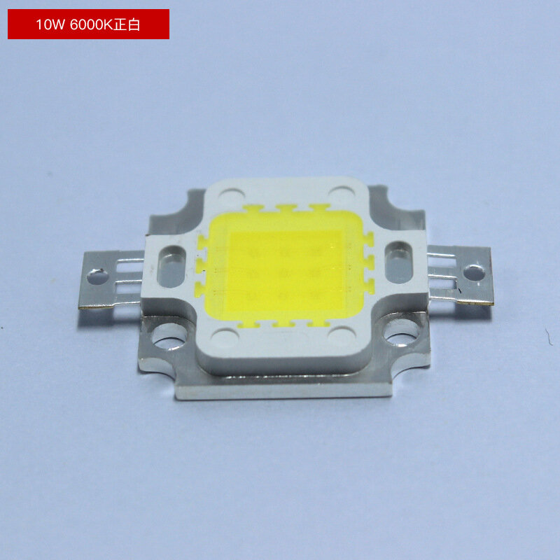 Power source integrated 10W bright white LED chip warm white LED light source of light projecting lamp beads advertising lights