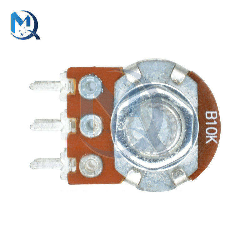 Резистор потенциометра WH148, 5 шт./лот, 6 контактов, 1K, 5K, 10K, 50K, 100K, 500K, 1M Ом, Двойной линейный вал, конические вращающиеся резисторы для Arduino