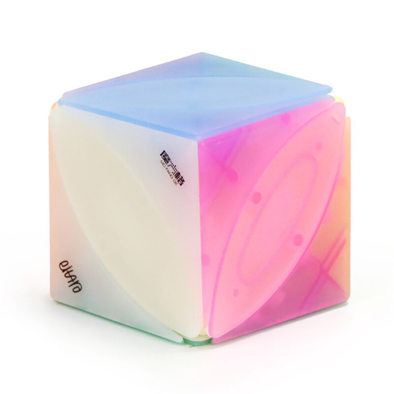 QiYi Mofangge Maple Ivy Magic Cube The Skew Cube Twist Cubes of Leaf Line Puzzle  56mm Magic Cube Educational Toys