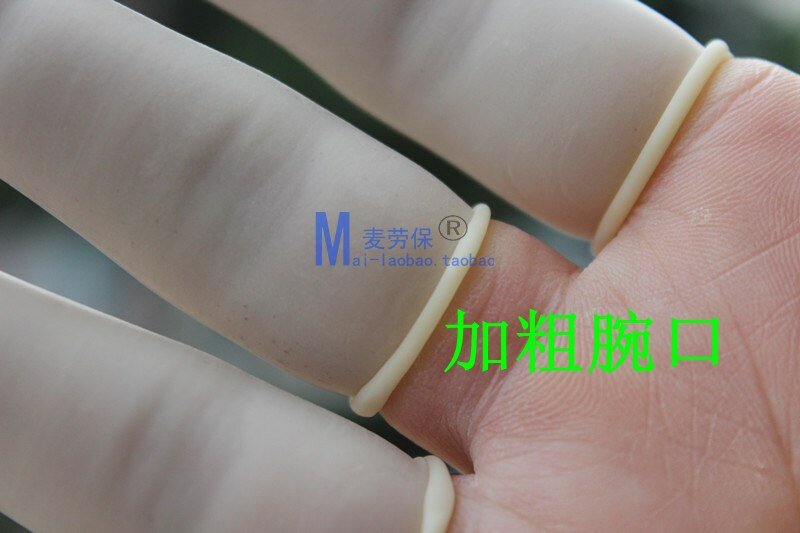 100 sztuk/worek praktyczne biały rękawica silikonowa kosmetyczne badania masaż jednorazowe rękawica silikonowa żywności gumowe lateksowe o wysokiej elastyczności
