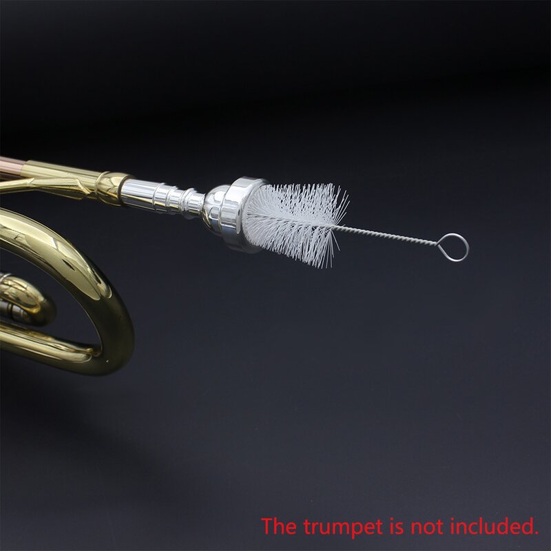 Trompete Wartung Reinigung Kit Mundstück Pinsel + Ventil Pinsel + Flexible Pinsel Musical Instrument Wartung Reinigung