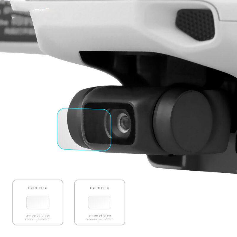 2 zestaw obiektyw aparatu folia ochronna HD szkło hartowane Film osłona obiektywu dla DJI Mavic Mini 2 /DJI Mavic Mini Drone akcesoria