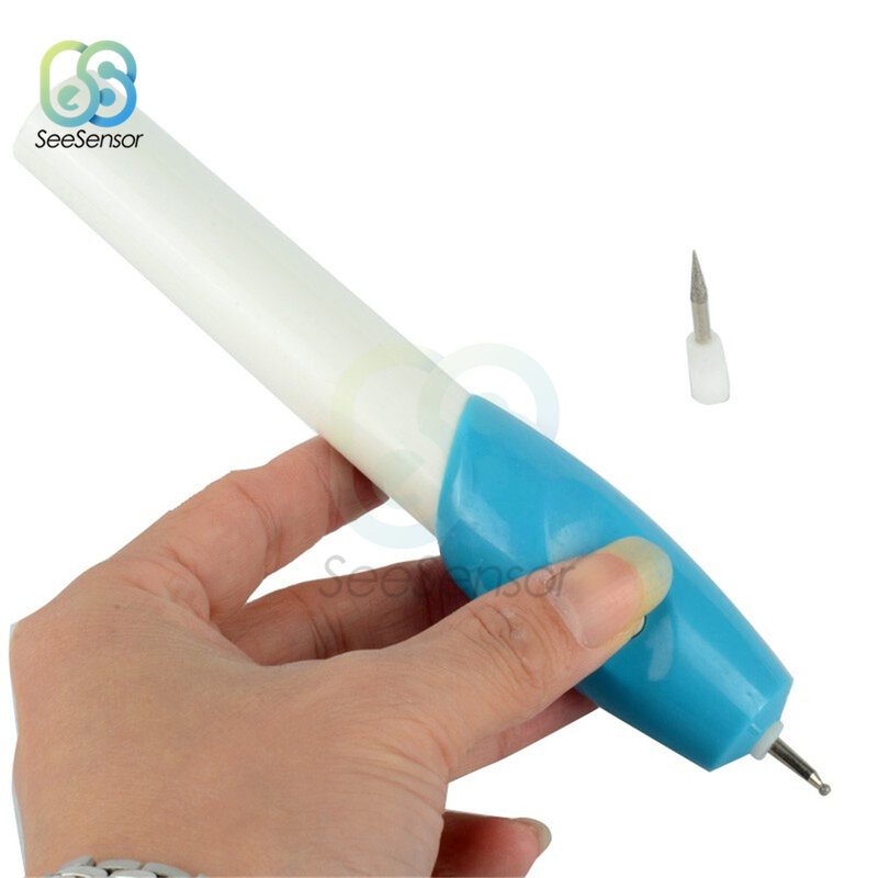 Mini penna per incisione gioielli elettrici metallo plastica vetro incisore in legno penna intaglia utensili a mano