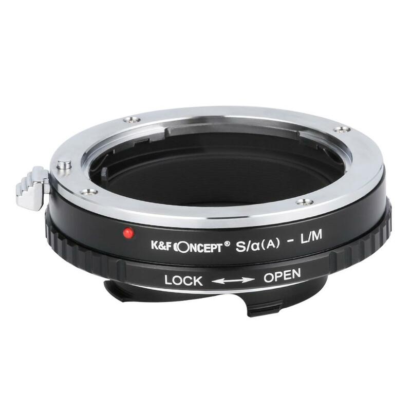 K & F Concept-adaptador de montaje de cámara, accesorio para Sony A Konica Minolta MA, lente de montaje A Leica M CL Minolta CLE