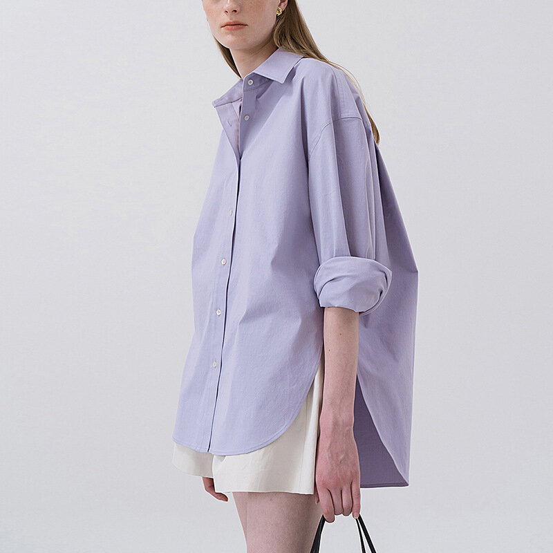 MRMT-camisa simples solta para mulheres, blusa estilo coreano, design de nicho, tamanho grande, gorda, feminina, nova marca, 2022