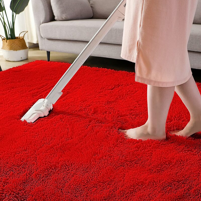 Ultra Soft Shaggy Rugs Fluffy Carpet for Room Non-Slip Modern Plush Area Rugs Rectangular Home Decor Shag Rug Living Room Carpet