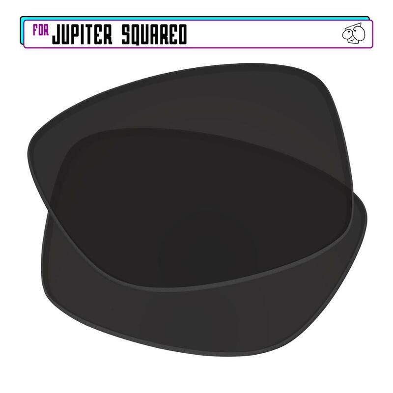 Ezreplace交換用レンズ-oakleyjupiter正方形のサングラス-黒