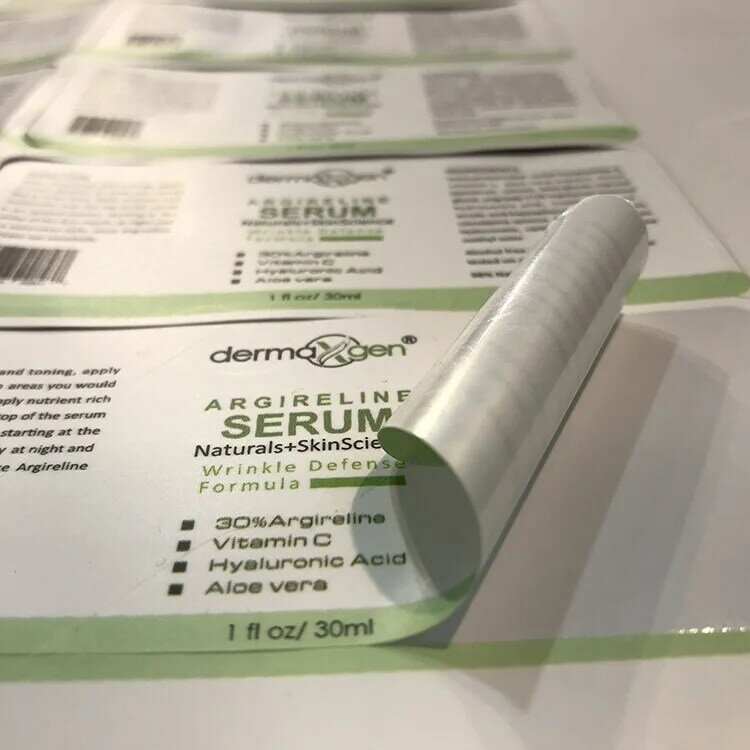 Aangepaste Waterdichte Vinyl Gezondheidszorg Fles Stikcers Met Barcode Gedrukt Matte Zelf Seal Verpakking Etiketten Voor Plastic Potten