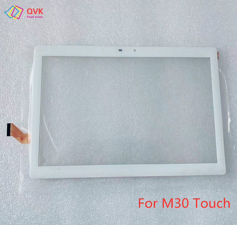 شاشة 10.1 بوصة زجاجية تعمل باللمس لتيكلاست M40 /M40 Plus/M20 4G/M30 لوحة مستشعر شاشة اللمس بالسعة لتيكلاست M30 تاتش