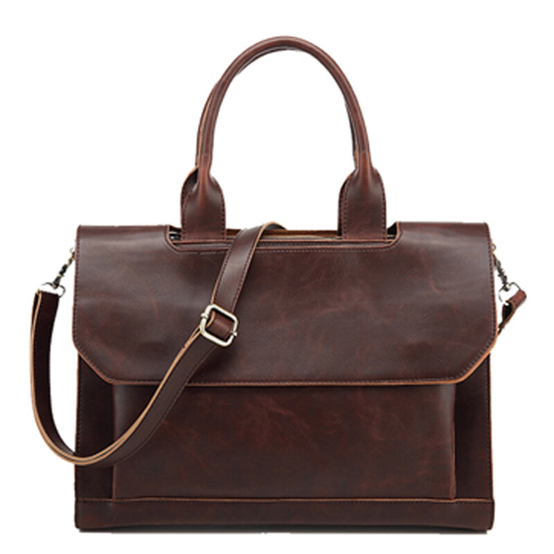 Новинка 2021, женские сумки, Дамский деловой портфель для документов формата А4, сумка для ноутбука 14 дюймов, женская кожаная сумка-мессенджер через плечо, дорожные сумки