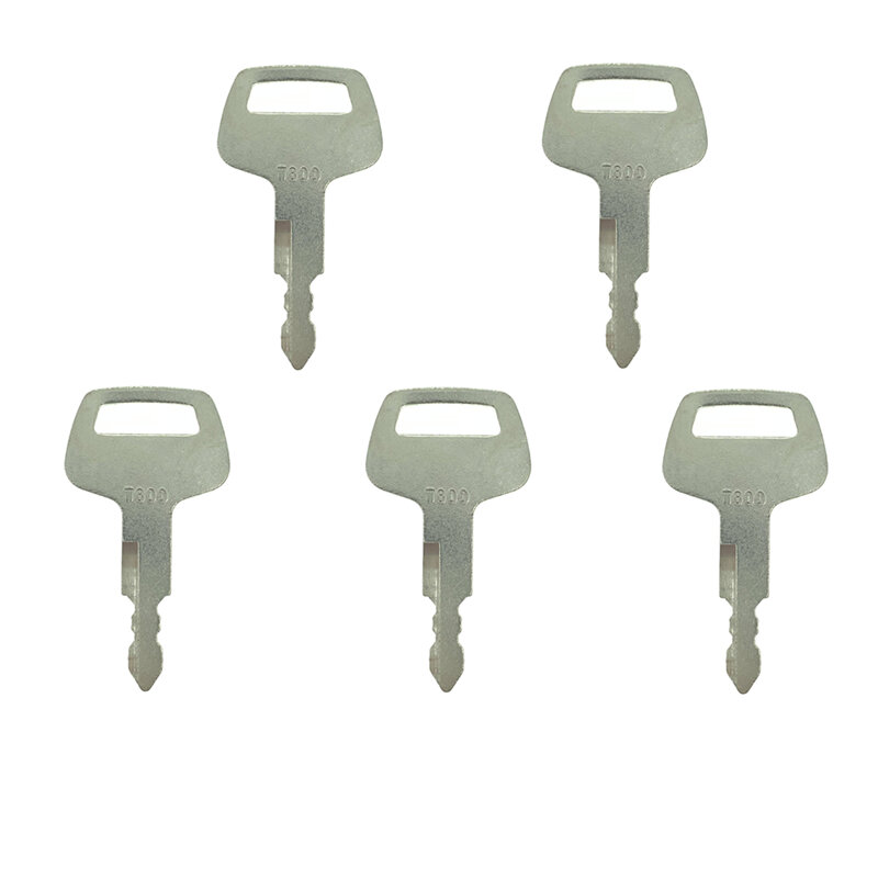 Set di 5 chiavi di accensione per caricatore per attrezzature pesanti TCM T800 26322-42311 spedizione gratuita