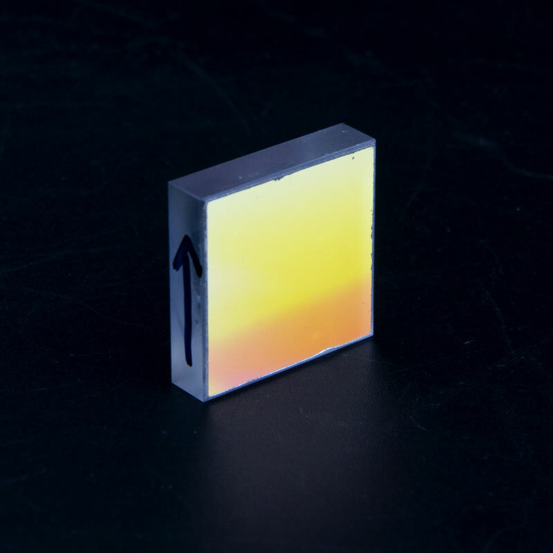 Дифракционная решетка, 25x25 мм, 600 линий, отражающая решетка K9, прецизионный компонент из оптического стекла, длина волны 780 нм