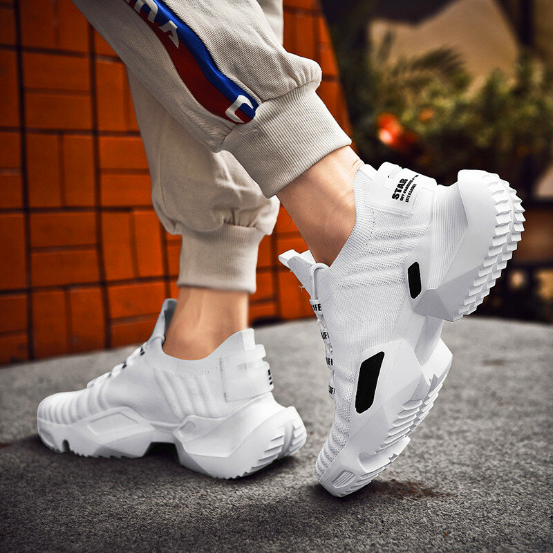 2020 새로운 사계절 운동화 남성 신발 캐주얼 고품질 운동화 레이스 업 경량 통기성 신발 Zapatos Hombre