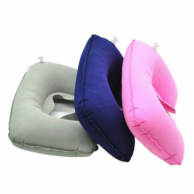 Надувная U-образная подушка для автомобильного полета, подушка для головы, подушка для шеи, для офиса, самолета, для вождения, для сна, для пут...