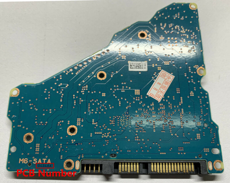 Toshiba Logic Board/บอร์ด: G4348A , 31A0 M6-SATA FKR37D A4348A 2-994V-0 1650 A6 A0C2B SATA 3.5