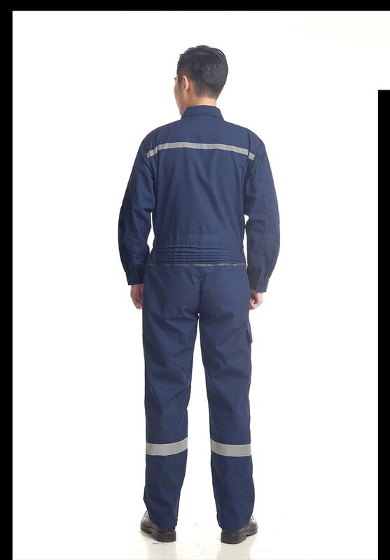 Рабочий Комбинезон для мужчин, износостойкий пылезащитный комбинезон с длинным рукавом, комбинезон с несколькими карманами, рабочая одежда, механический комбинезон для авторемонта