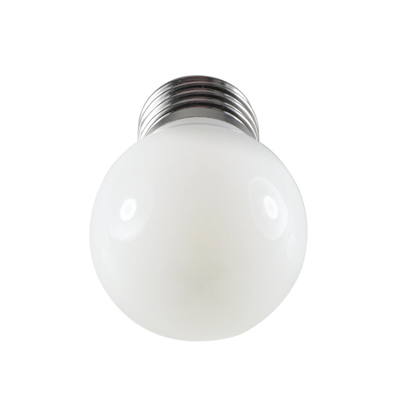 Lámpara de filamento Led E27 G45, 220V, atenuador de carcasa lechosa, Súper 4W, luz diurna blanca 6000K, lámpara de ahorro de energía regulable para el hogar