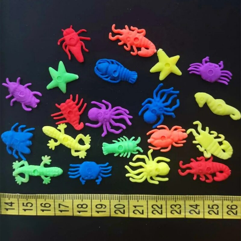 100 шт., разноцветные развивающие игрушки в воде