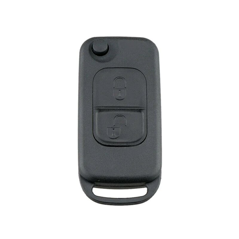Funda plegable para llave de coche, carcasa para mando A distancia, 2 botones, para Benz SLK E113 A C E S W168 W202 W203, novedad de 2023