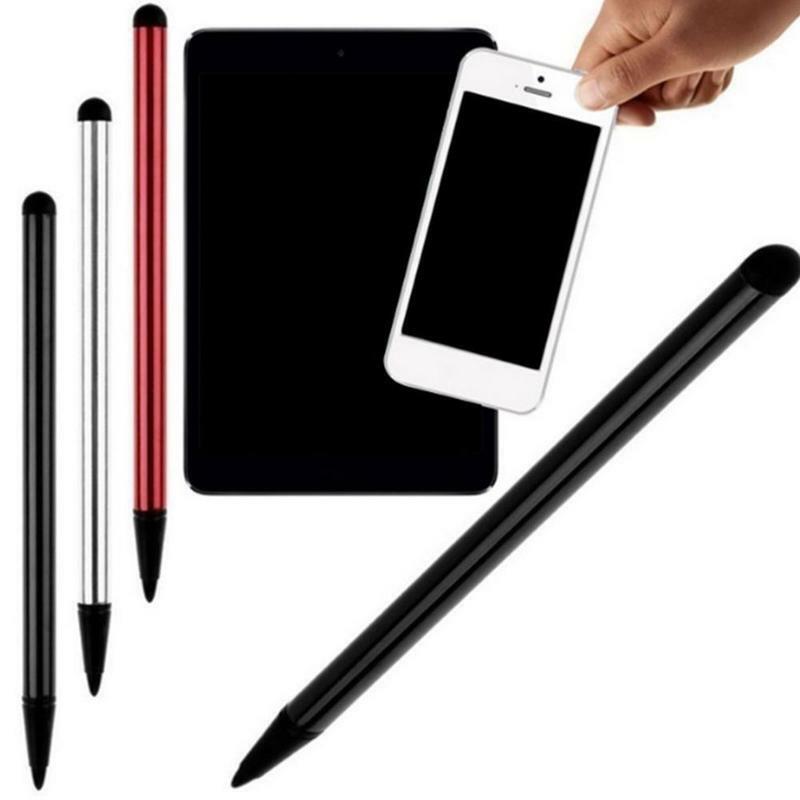 Caneta capacitiva stylus de dupla utilização, caneta para escrita de celular, universal, suprimentos à base de água, 1 peça