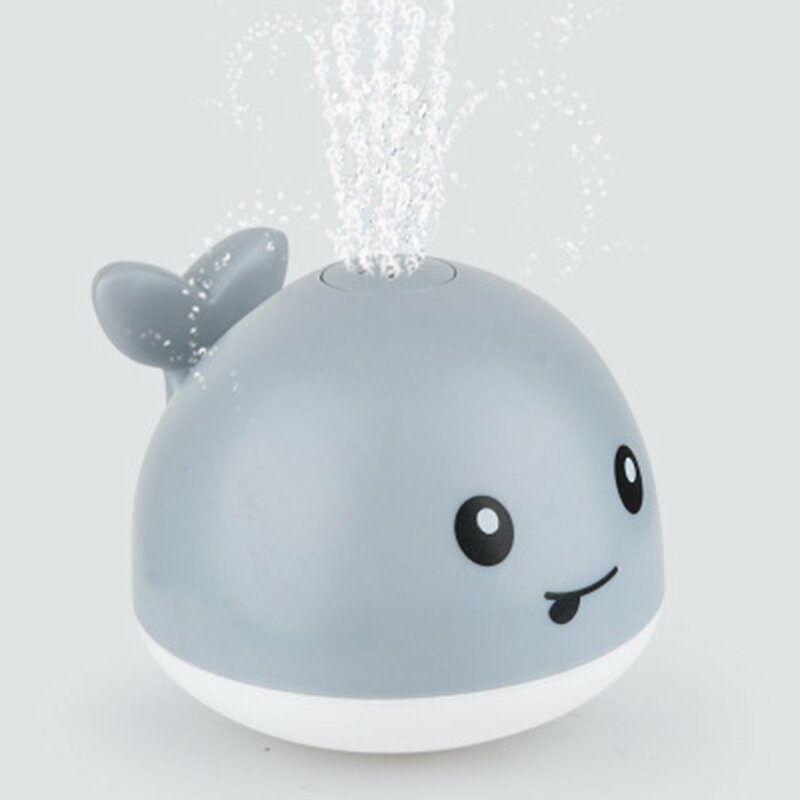 Cartoon Whale Floating Spraying Water Bath Toys para crianças, Baby Shower Toy, Spout Spray, banho natação banheiro brinquedo, bonito