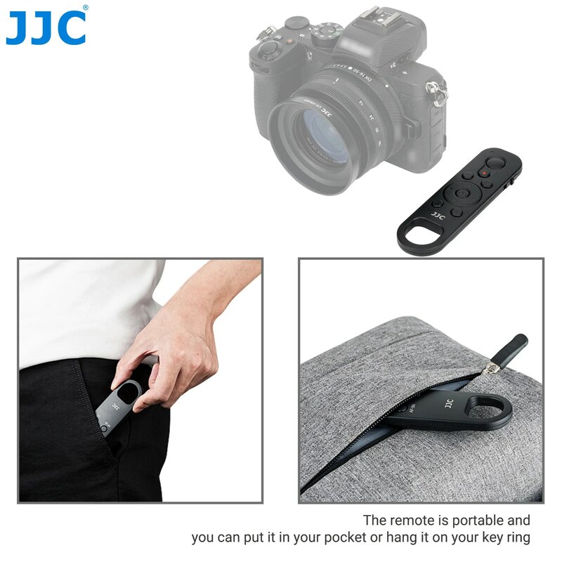 JJC Télécommande sans fil pour Nikon Z f, Z5, Z6II, Z7II, Z fc, Z50 COl'hyPIX P950 A1000 Remplacer ML-L7 télécommande