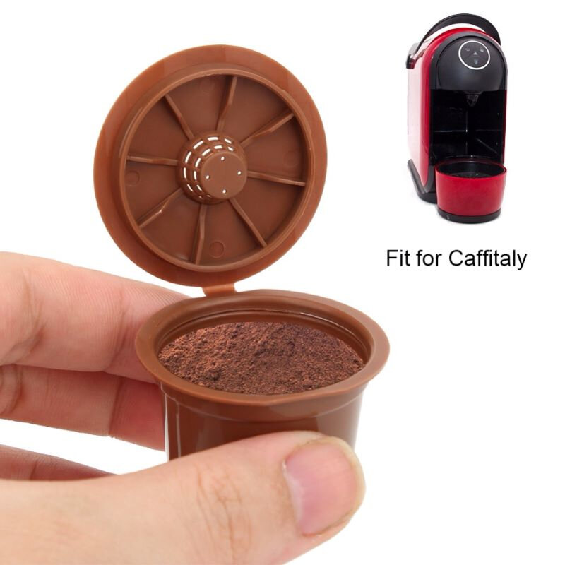 Cafetera reutilizable con capacidad de 8g, 3 piezas/6 piezas, filtro de taza de café para Caffitaly