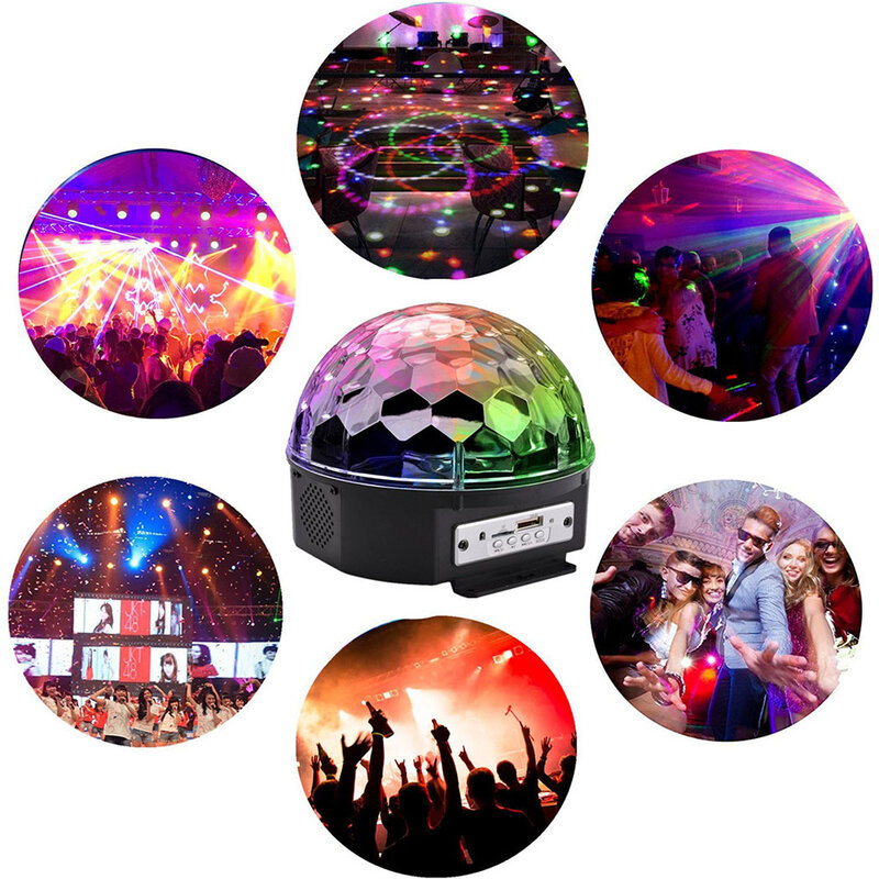 colorfull sky remote led Night lamp recharge Starry projector bluetooth USB diamond Music Speaker bar party ktv decorative light